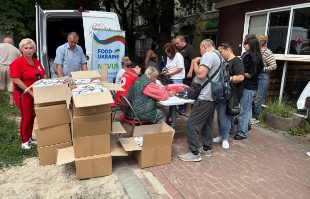 Київська міська організація ТЧХУ продовжує підтримувати людей, які постраждали внаслідок ворожих обстрілів.